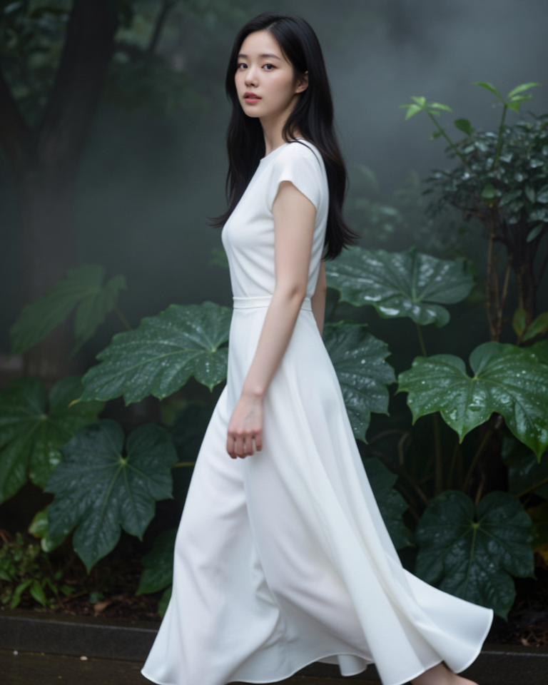 안개 정원의 산책