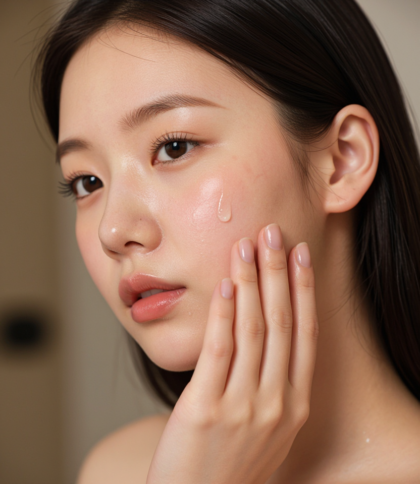 수분을 머금은 순간